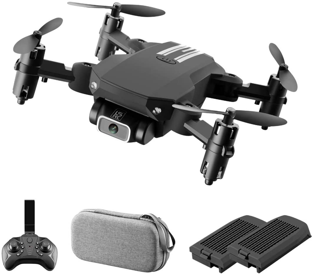 portable remote control luggage style mini fold drone