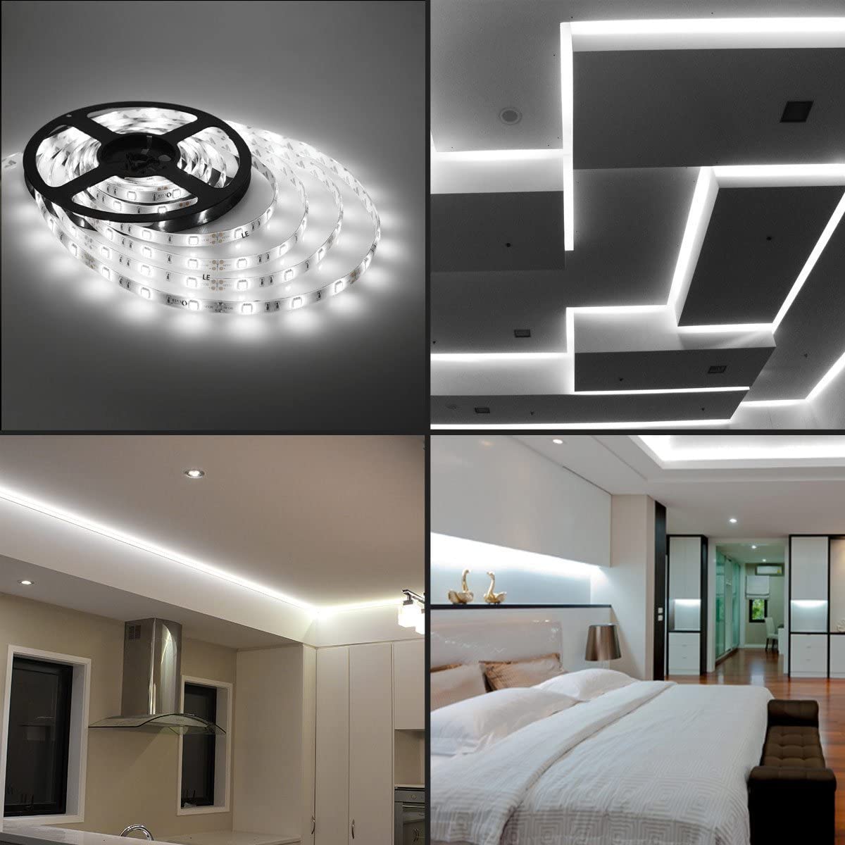 Flexible LED Strip Lights,300 Units SMD 5050 LEDs,LED Strips,Waterproof