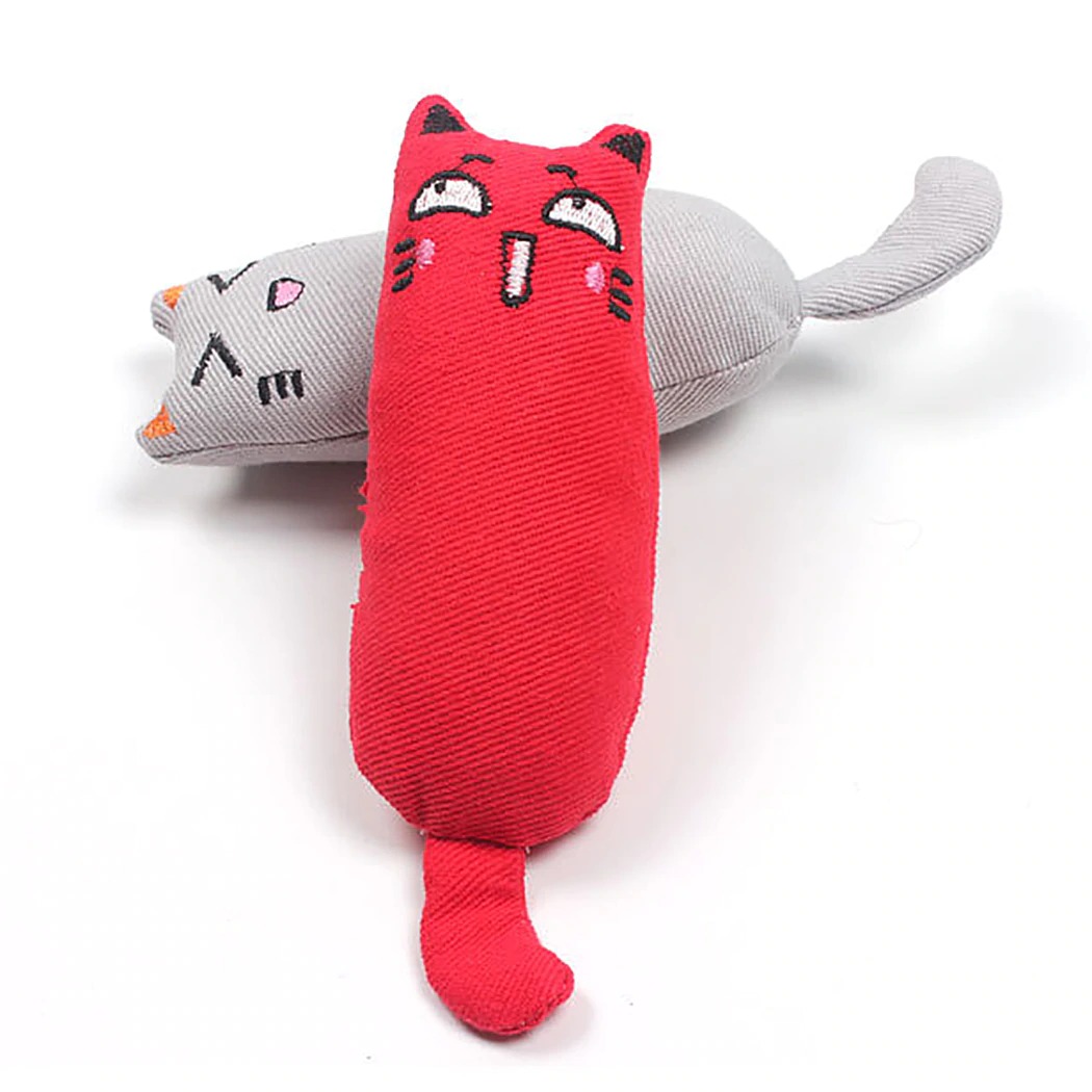  Cat  Grinding  Catnip Toys Funny Interactive Plush Cat  Toy 