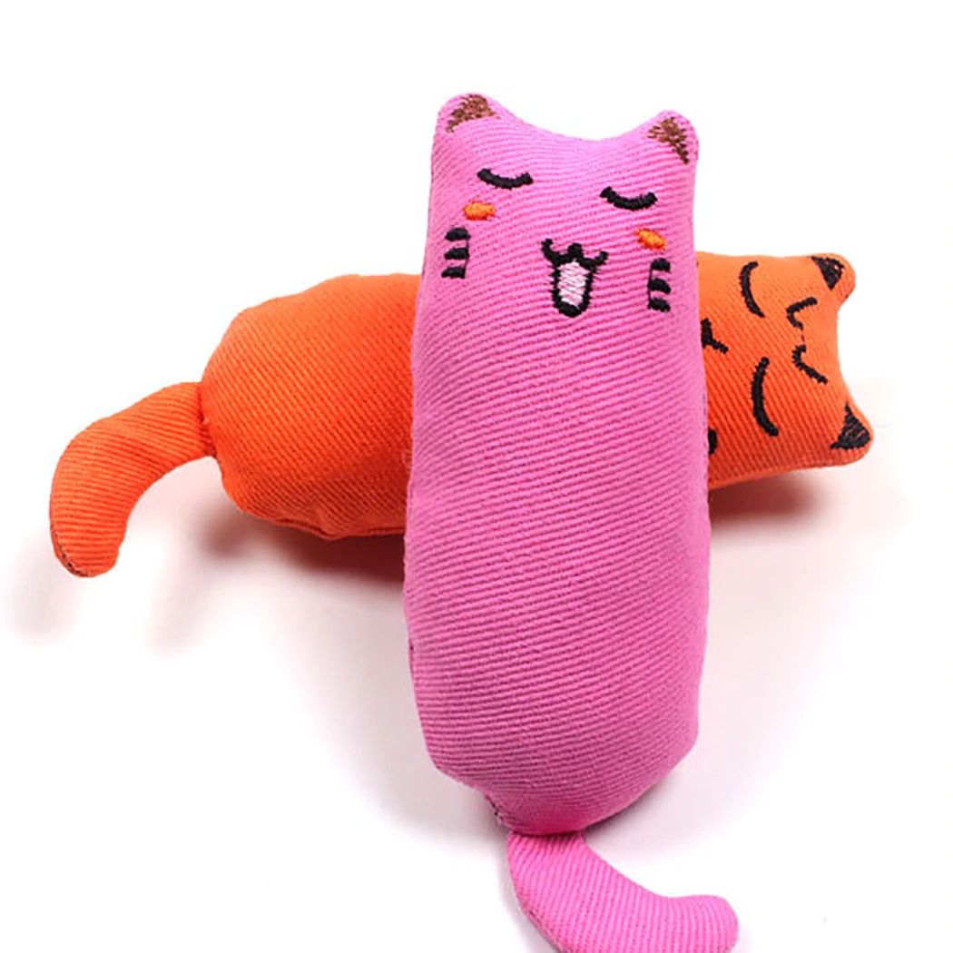  Cat  Grinding  Catnip Toys Funny Interactive Plush Cat  Toy 